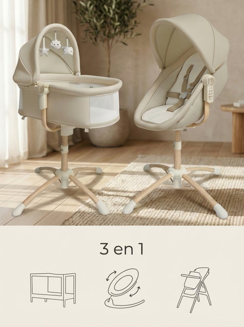 LOUNA Berço 4 em 1 Multifunções - Kiabi LOUNA Berço 4 em 1 Multifunções - Kiabi