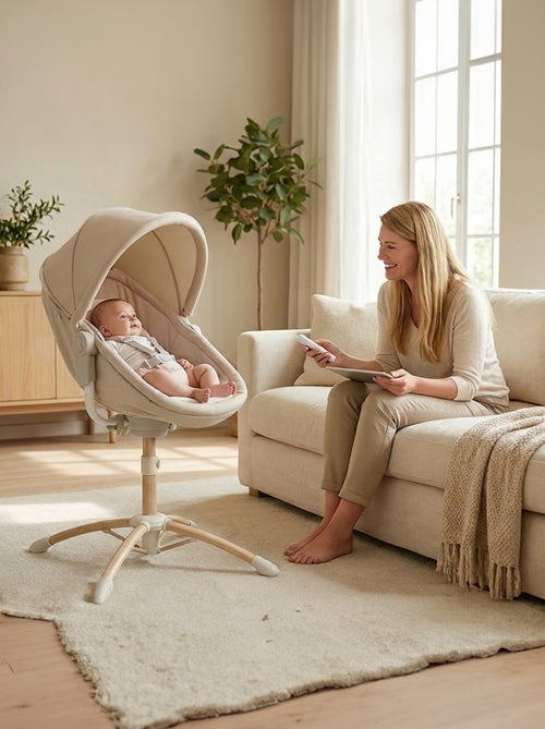 LOUNA Berço 4 em 1 Multifunções - Kiabi LOUNA Berço 4 em 1 Multifunções - Kiabi