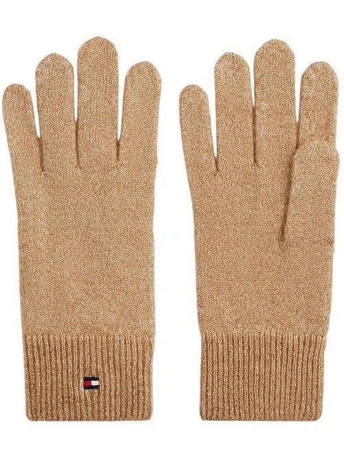 Luvas Bege Felpudas Tommy Hilfiger Flag para Mulher - Kiabi Luvas Bege Felpudas Tommy Hilfiger Flag para Mulher - Kiabi