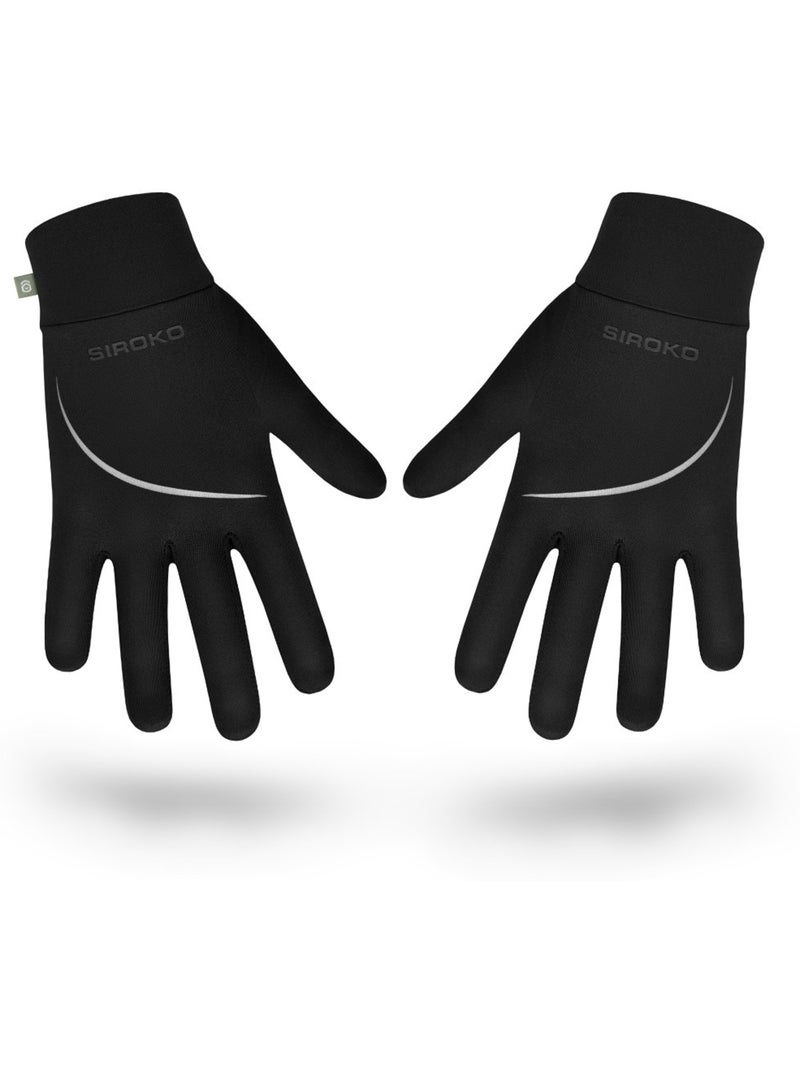 Luvas de corrida Preto - Kiabi