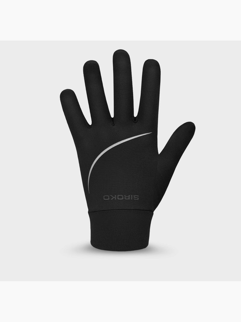 Luvas de corrida Preto - Kiabi