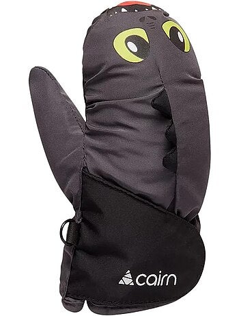 Luvas de esqui cairn pico cinzentas para menino