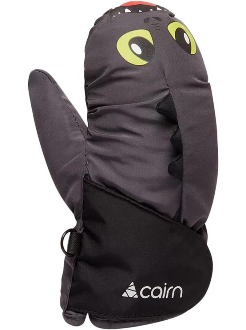Luvas de esqui cairn pico cinzentas para menino Cinza-preto - Kiabi