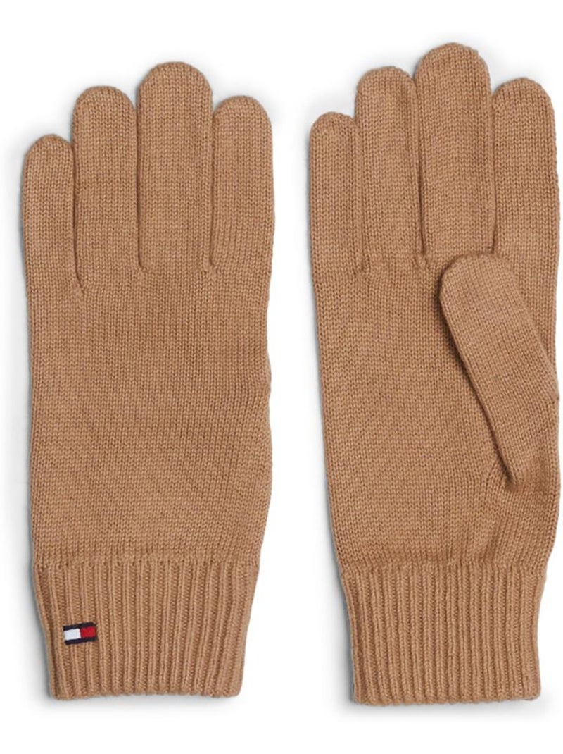 Luvas de Homem Tommy Hilfiger em Camurça Camel Castanho-capuccino - Kiabi