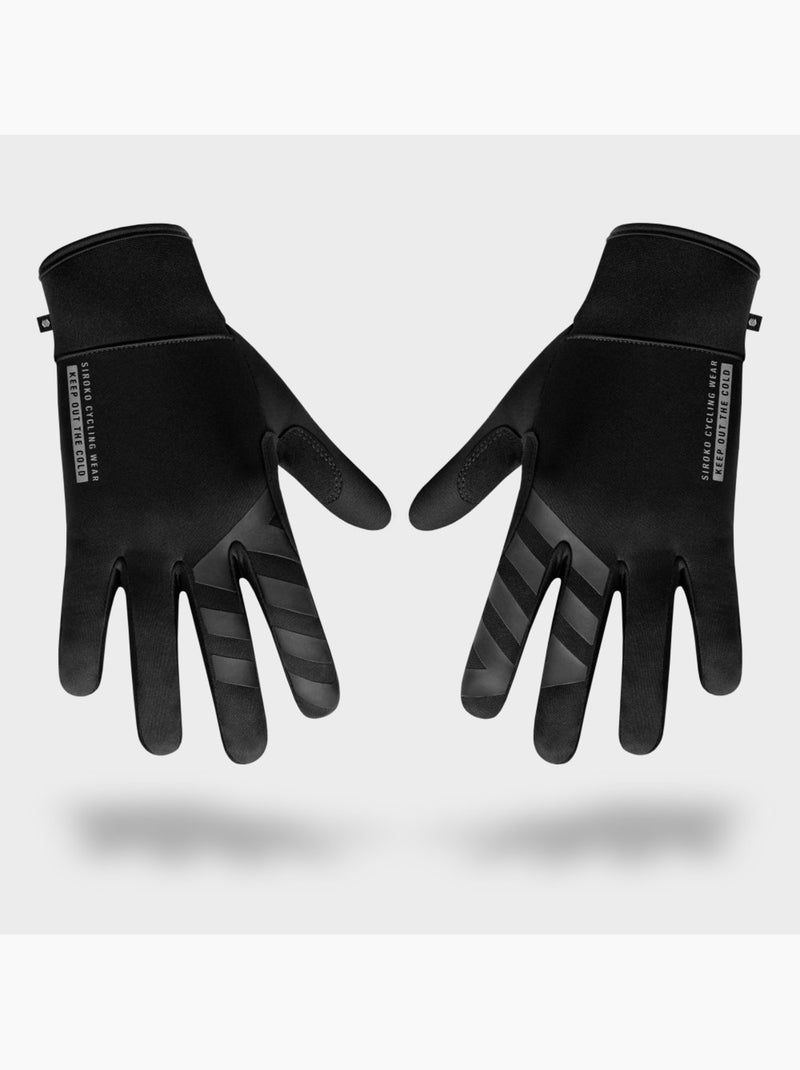 Luvas de inverno para ciclismo Preto - Kiabi