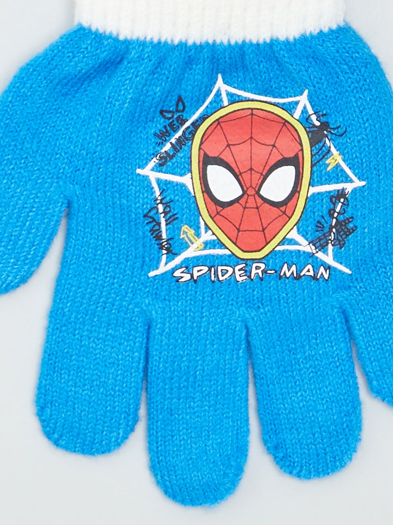 Luvas de malha 'Homem-Aranha' 'Marvel' - Azul - 4.00€ - Kiabi