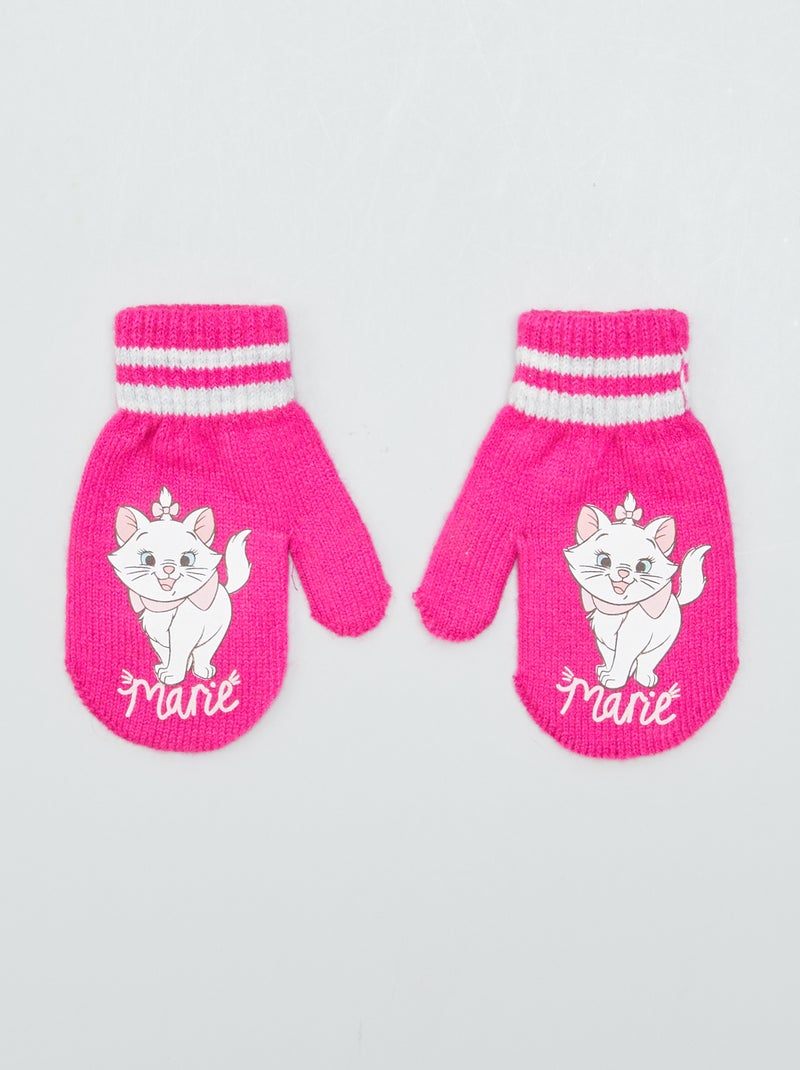 Luvas de malha 'Maria' 'Disney' Fuxia - Kiabi