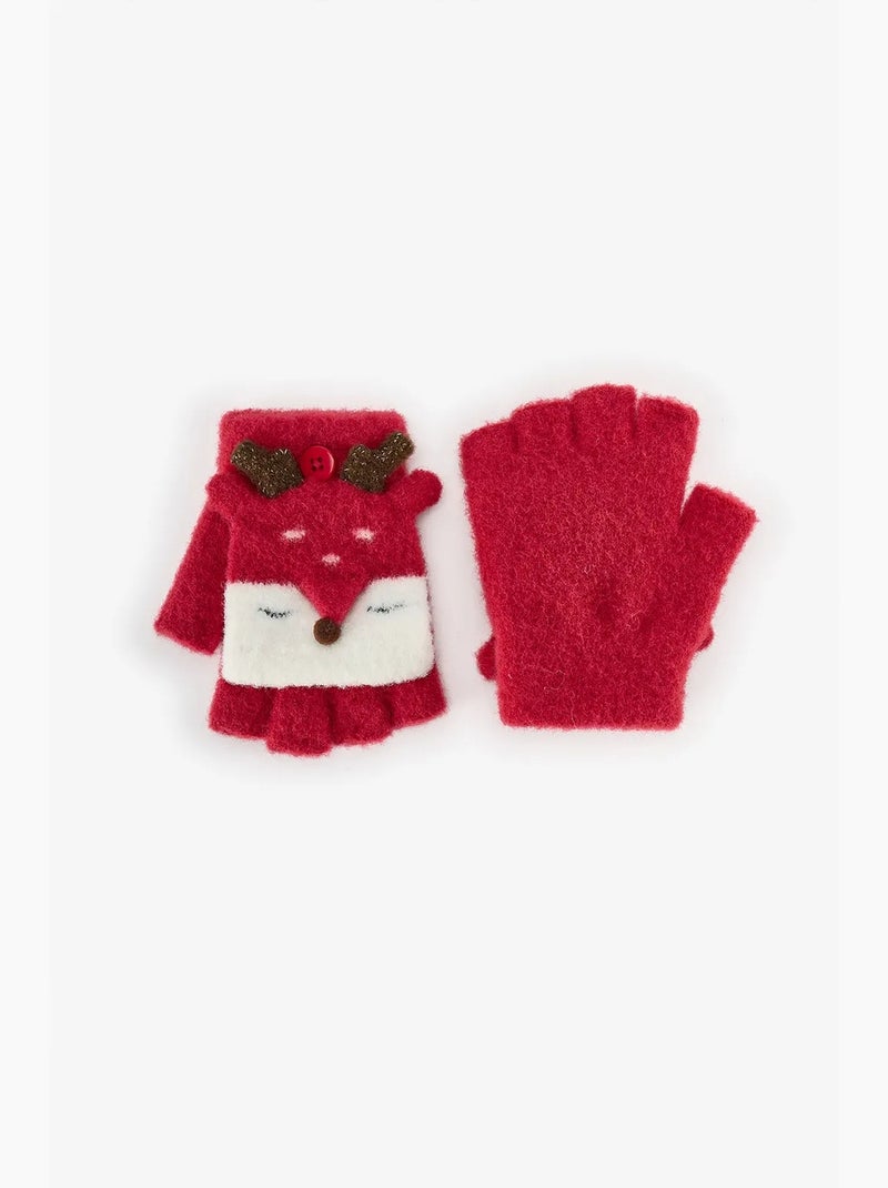 Luvas deer menino penti Vermelho - Kiabi