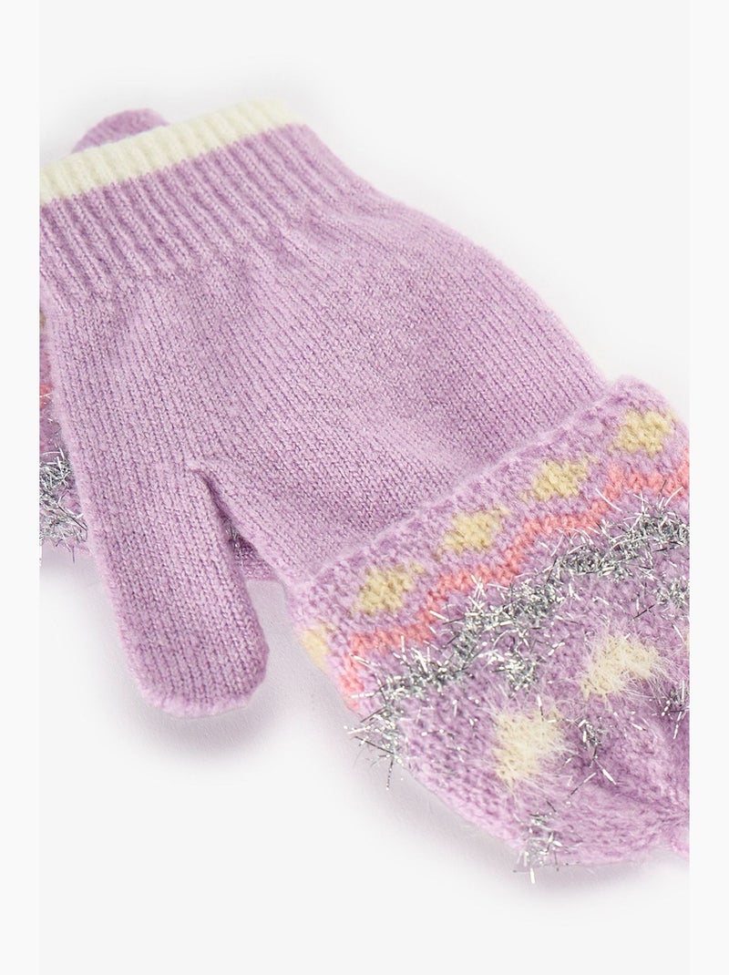 Luvas isabella menina penti Lavanda - Kiabi