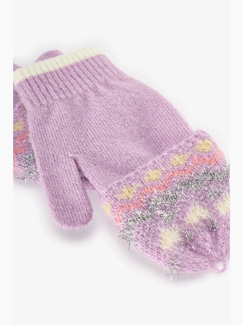Luvas isabella menina penti Lavanda - Kiabi