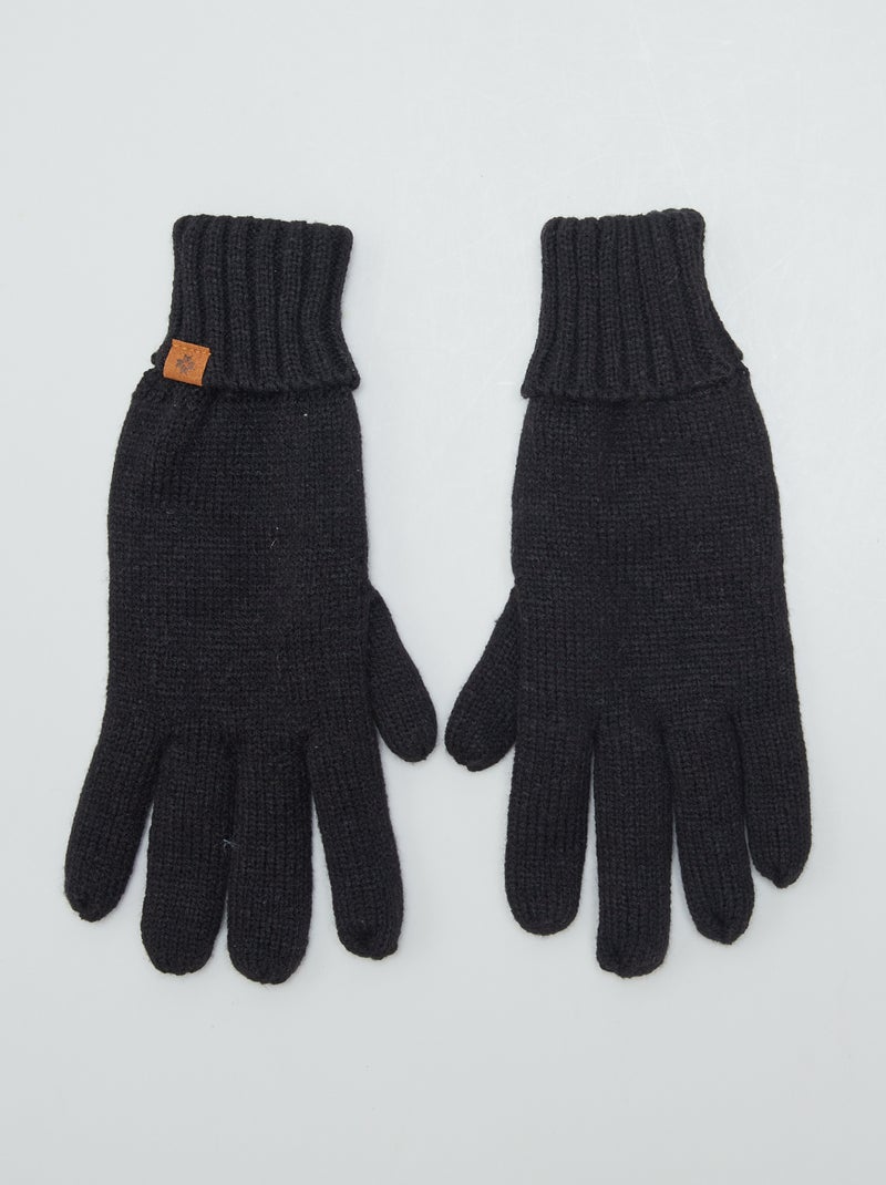 Luvas lisas PRETO - Kiabi