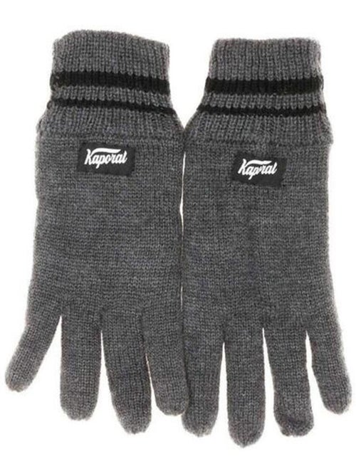 Luvas Masculinas Kaporal OLINDO Cinzento/Preto - Kiabi Luvas Masculinas Kaporal OLINDO Cinzento/Preto - Kiabi