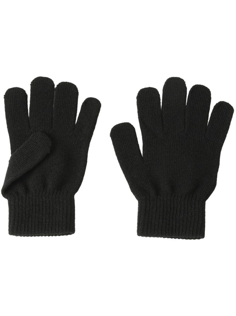 Luvas MGicas Pretas Name It para Menina Preto - Kiabi