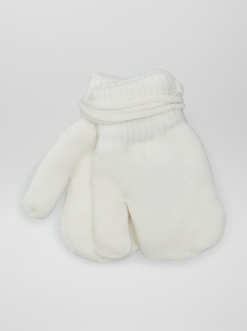 Luvas mistas forradas a malha polar - Kiabi