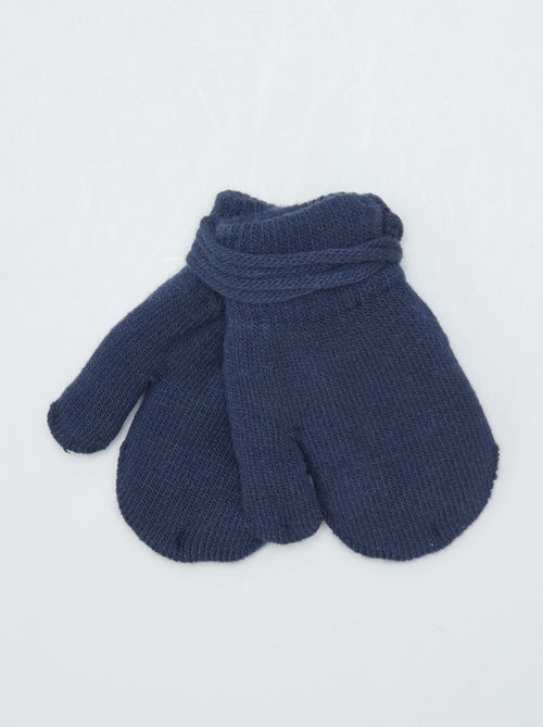 Luvas mistas forradas a malha polar - Kiabi