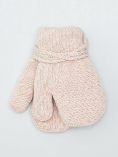 Luvas mistas forradas a malha polar - Kiabi