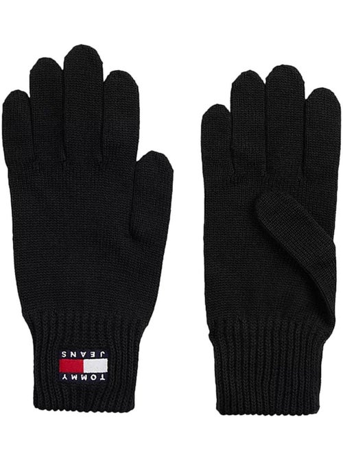 Luvas Pretas Femininas Tommy Hilfiger Tjw Heritage - Kiabi Luvas Pretas Femininas Tommy Hilfiger Tjw Heritage - Kiabi
