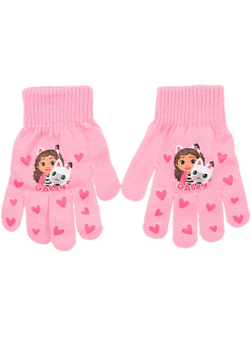 Luvas rosa menina gabby's dollhouse - licença oficial - Kiabi