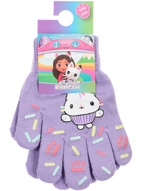 Luvas roxo menina gabby's dollhouse - licença oficial - Kiabi