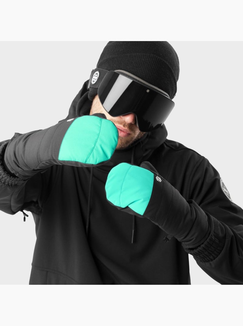 Luvas sem dedos para snowboard e ski Preto - Kiabi