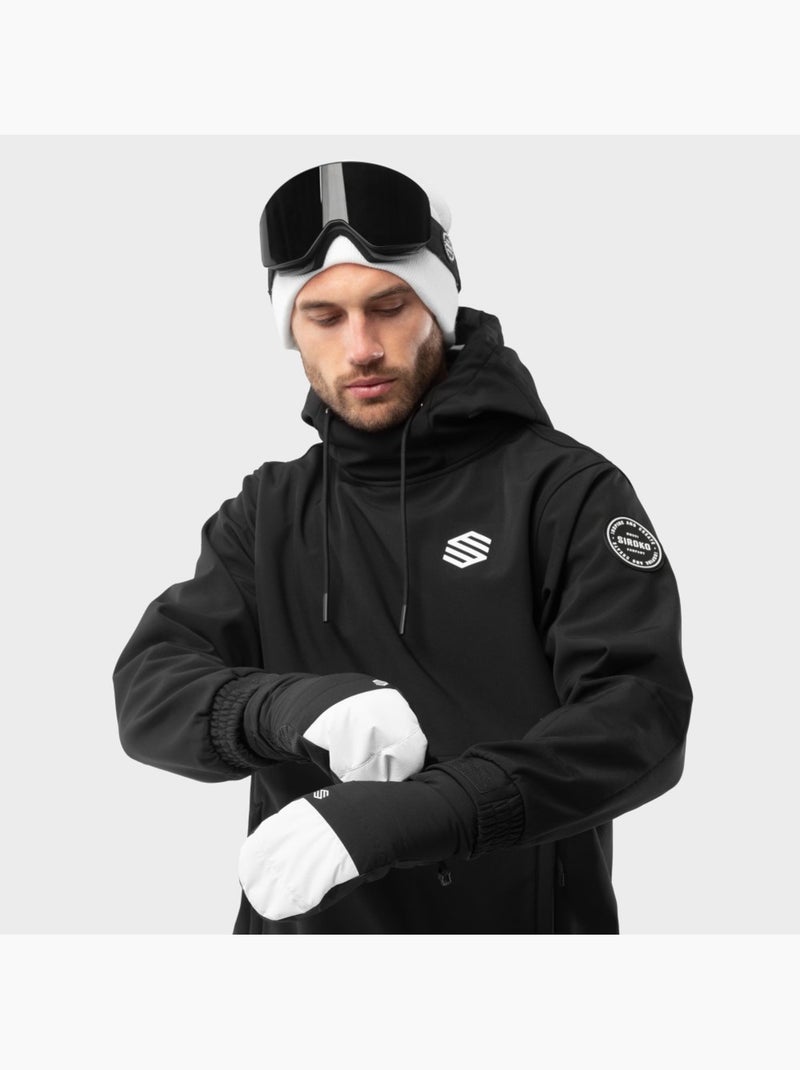 Luvas sem dedos para snowboard e ski Preto - Kiabi