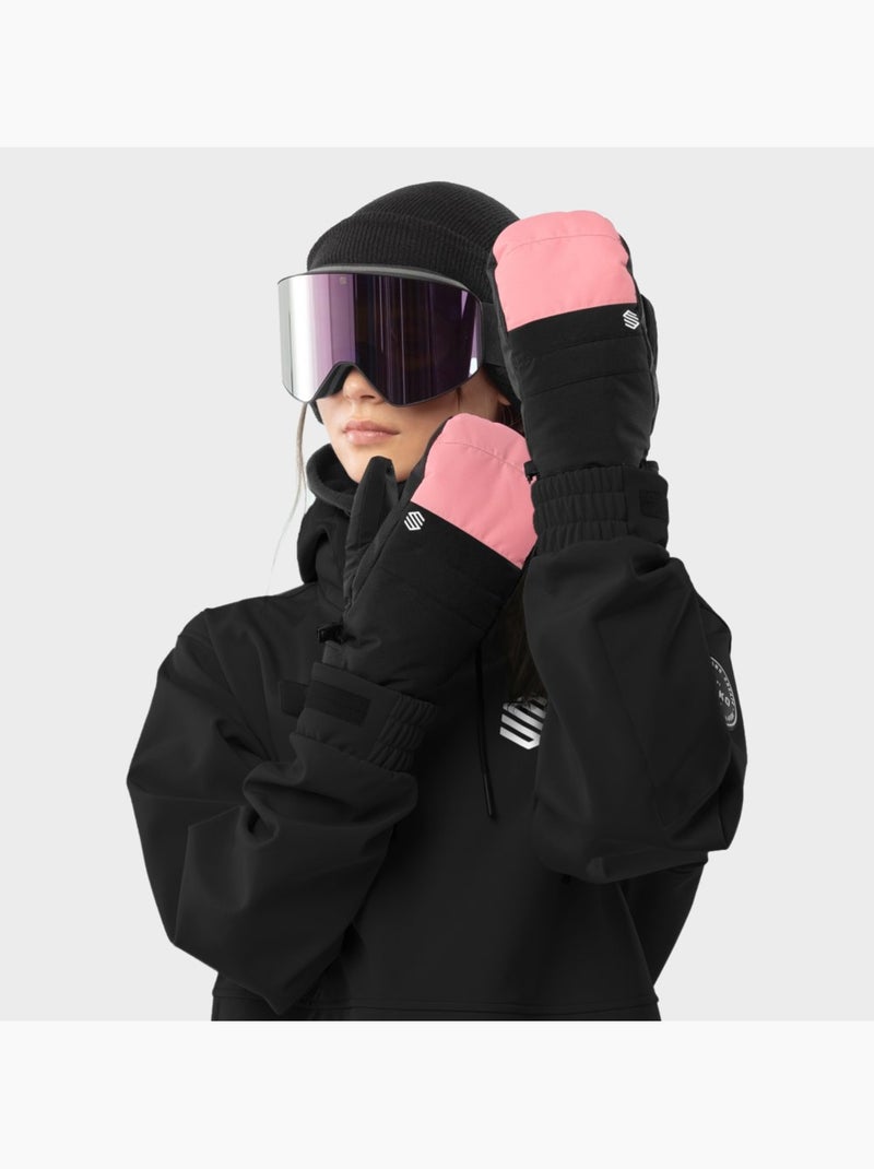 Luvas sem dedos para snowboard e ski Preto - Kiabi