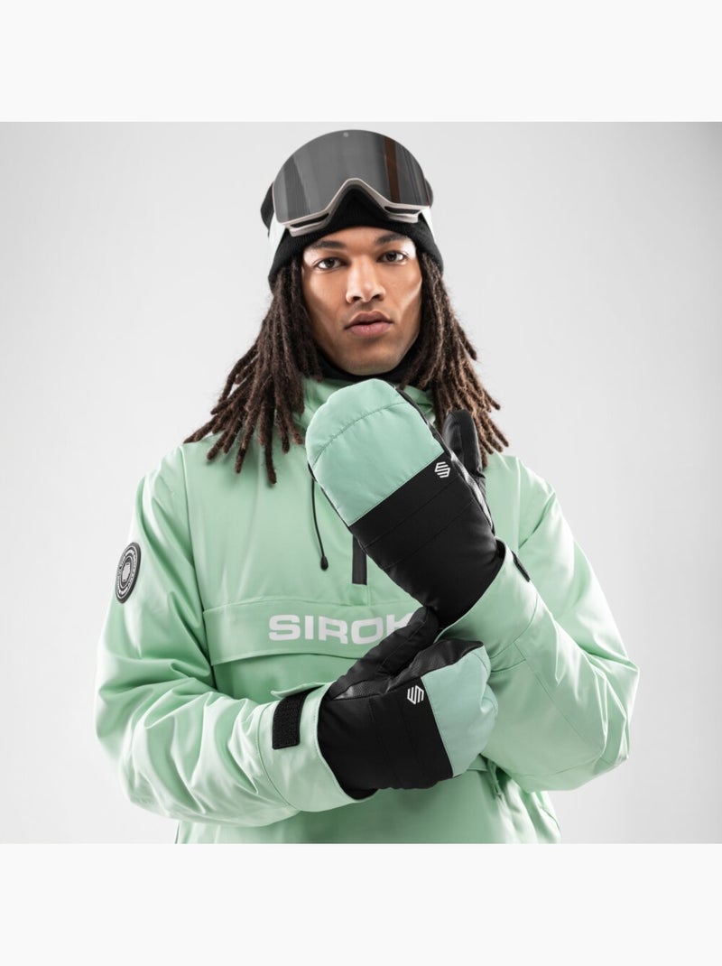 Luvas sem dedos para snowboard e ski Verde - Kiabi