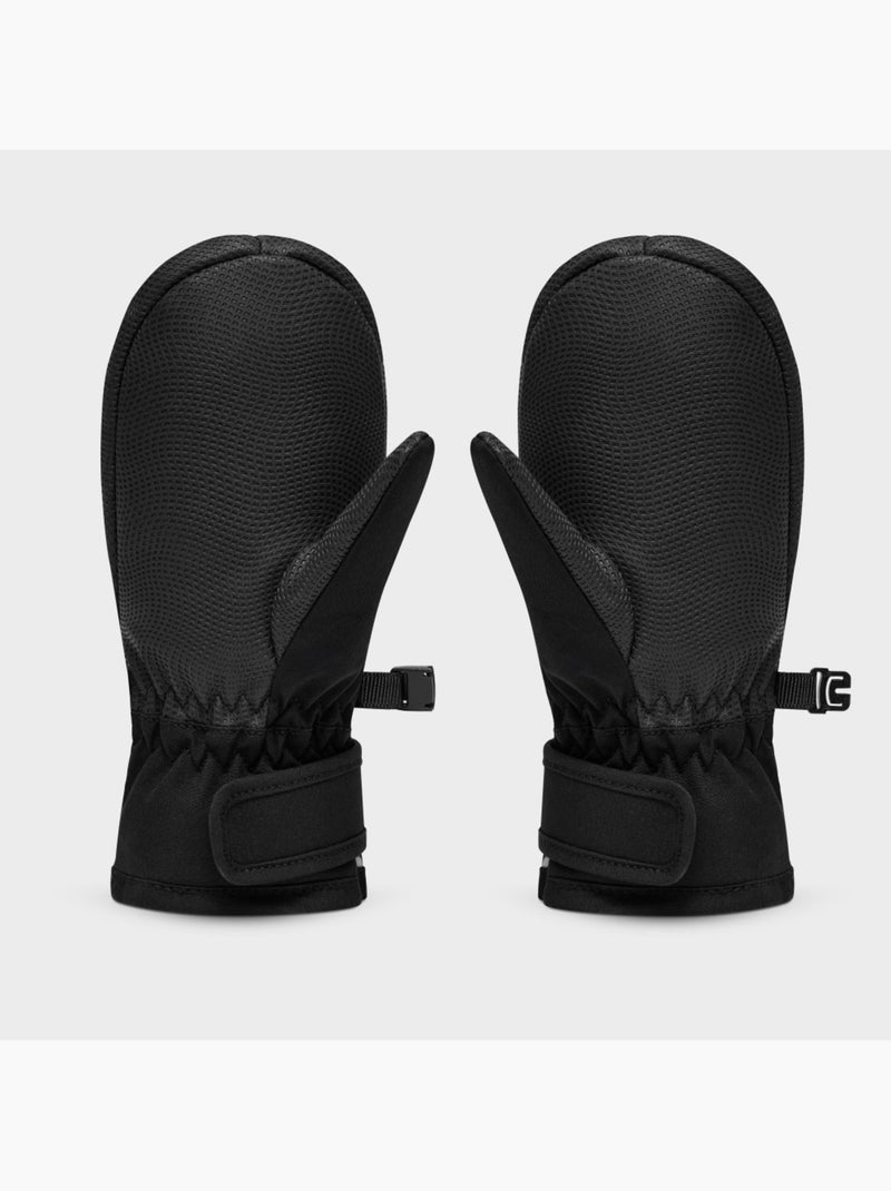 Luvas sem dedos snowboard e ski criança Preto - Kiabi