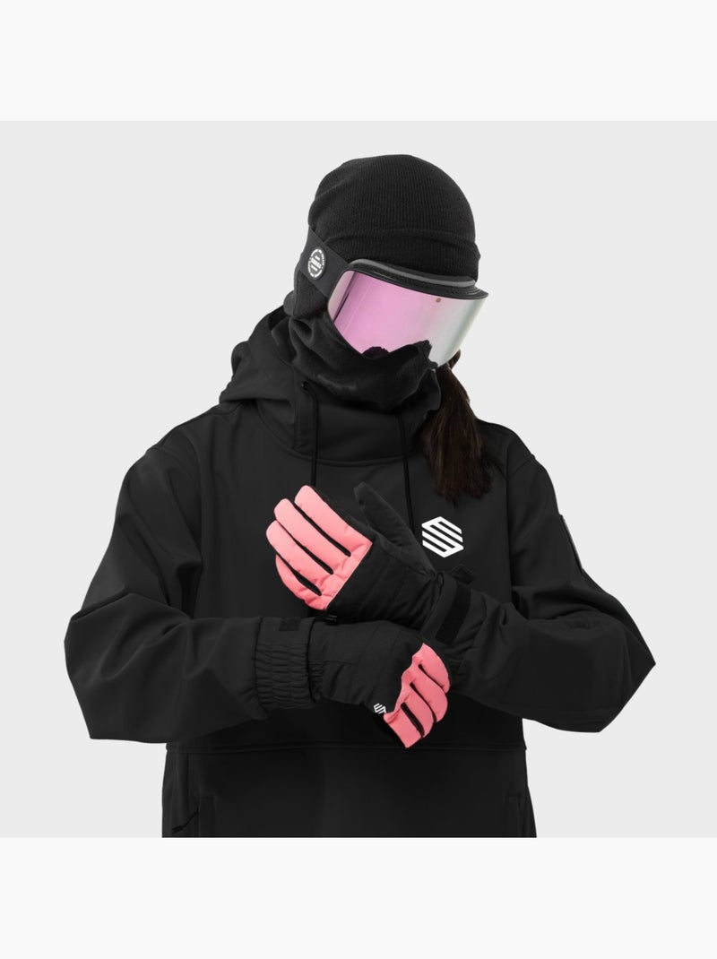 Luvas térmicas para snowboard e ski Preto - Kiabi