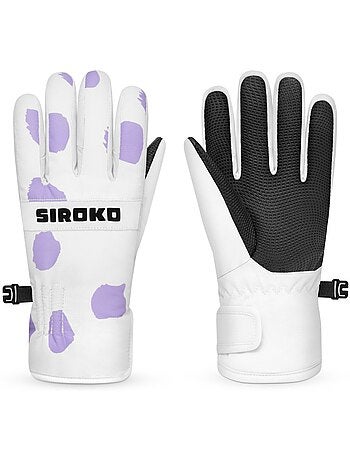 Luvas térmicas snowboard e ski para criança