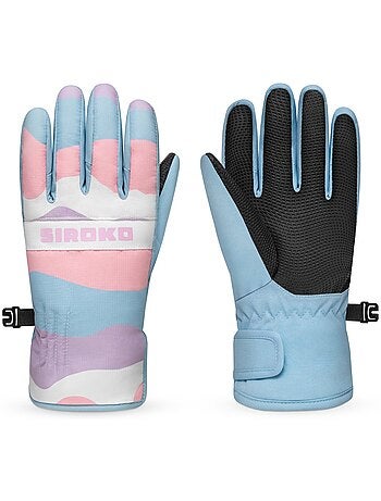 Luvas térmicas snowboard e ski para criança