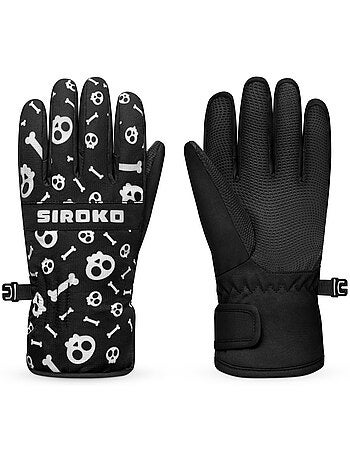 Luvas térmicas snowboard e ski para criança