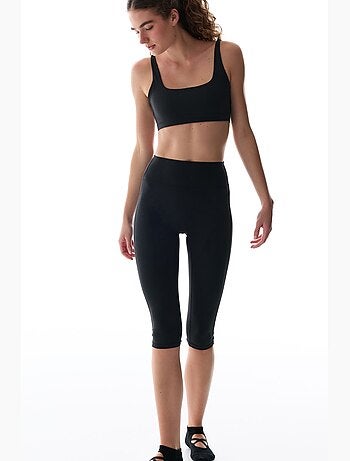 Lycra leggings capri de suporte leve e cintura alta, light soft penti