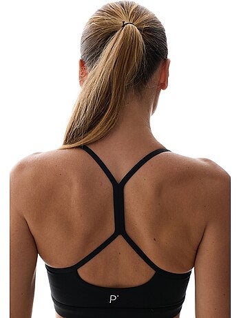 Lycra soutien esportivo racerback com sustentação leve e bojos removíveis penti