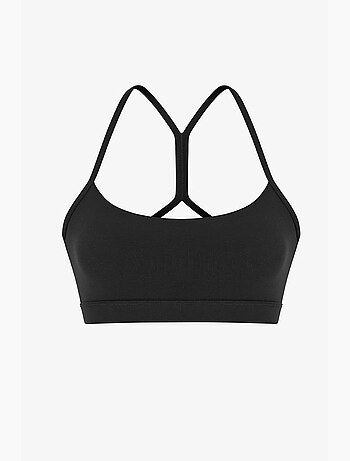 Lycra soutien esportivo racerback com sustentação leve e bojos removíveis penti