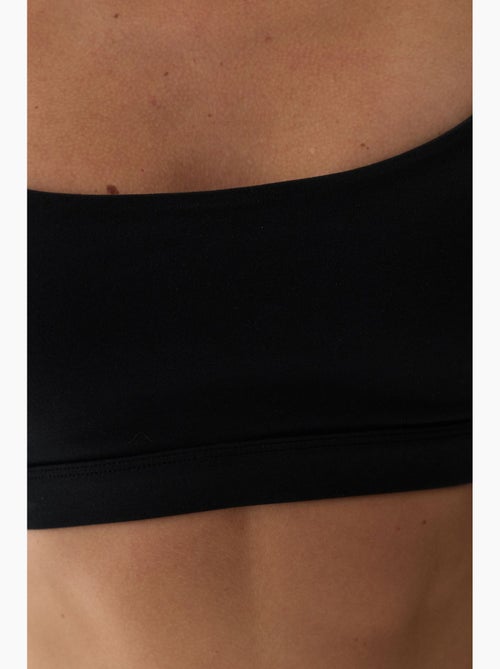 Lycra soutien esportivo racerback com sustentação leve e bojos removíveis penti - Kiabi Lycra soutien esportivo racerback com sustentação leve e bojos removíveis penti - Kiabi