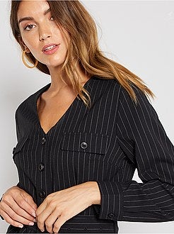 Macacão às riscas - Kiabi