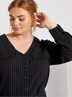 Macacão às riscas - Kiabi