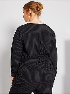 Macacão às riscas - Kiabi