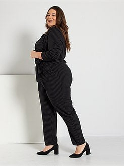 Macacão às riscas - Kiabi