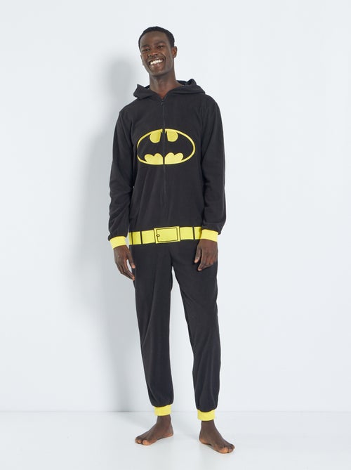 Macacão 'Batman' em malha polar - Kiabi