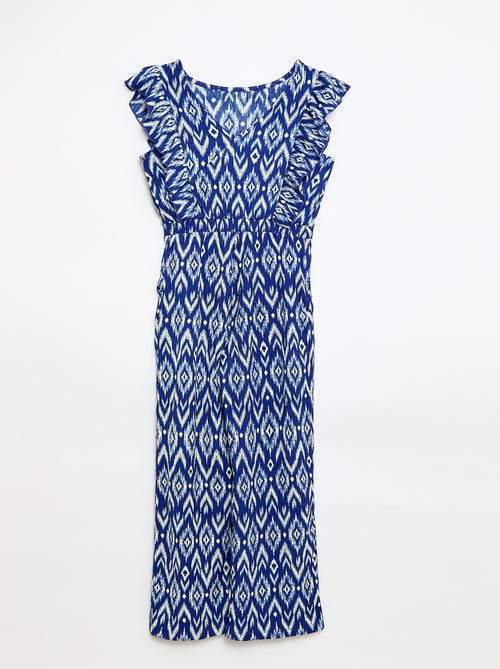 Macacão calça com padrão - Kiabi