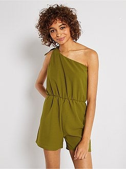 Macacão-calção assimétrico - Kiabi