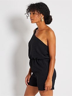 Macacão-calção assimétrico - Kiabi