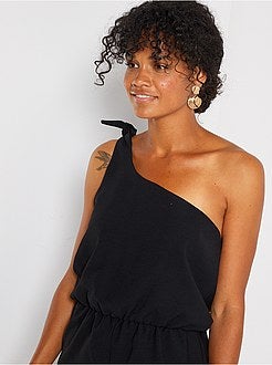 Macacão-calção assimétrico - Kiabi