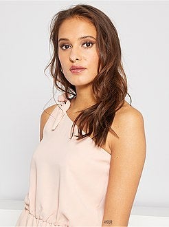 Macacão-calção assimétrico - Kiabi