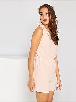 Macacão-calção assimétrico - Kiabi