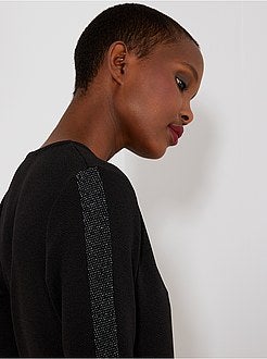 Macacão-calção com faixas brilhantes - Kiabi