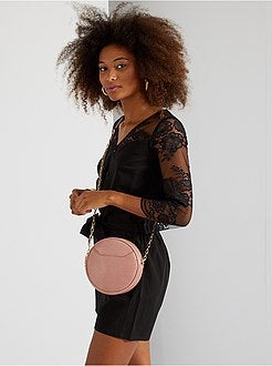 Macacão-calção com renda - Kiabi