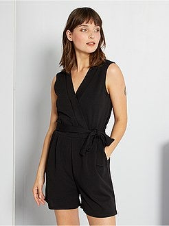 Macacão-calção cruzado 'JDY' - Kiabi